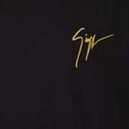 T-Shirts T-shirt à logo Giuseppe Zanotti Schwarz Homme