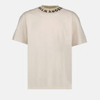 T-shirts Seasonal Logo T-Shirt Palm Angels Beige Man
