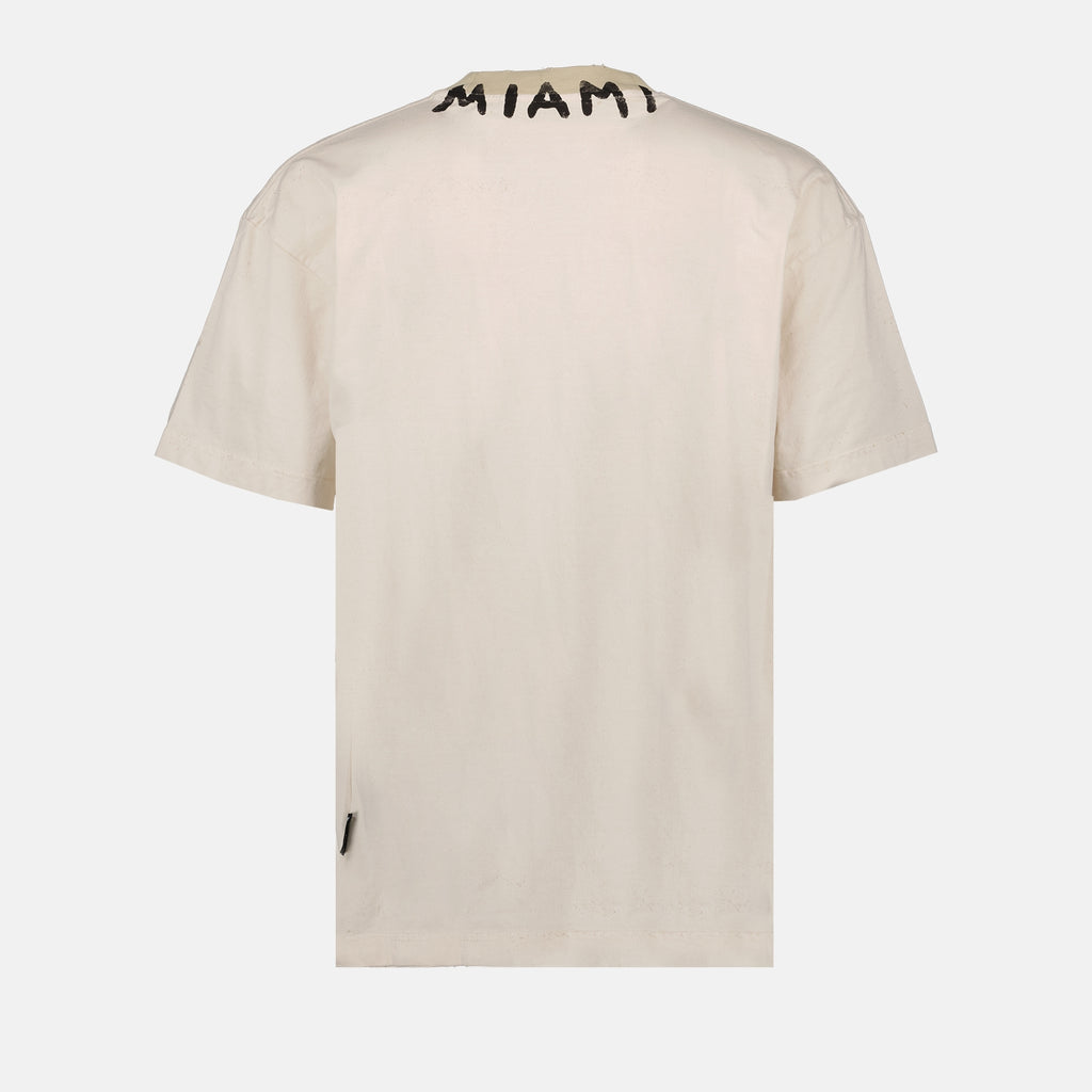 T-shirts Seasonal Logo T-Shirt Palm Angels Beige Man