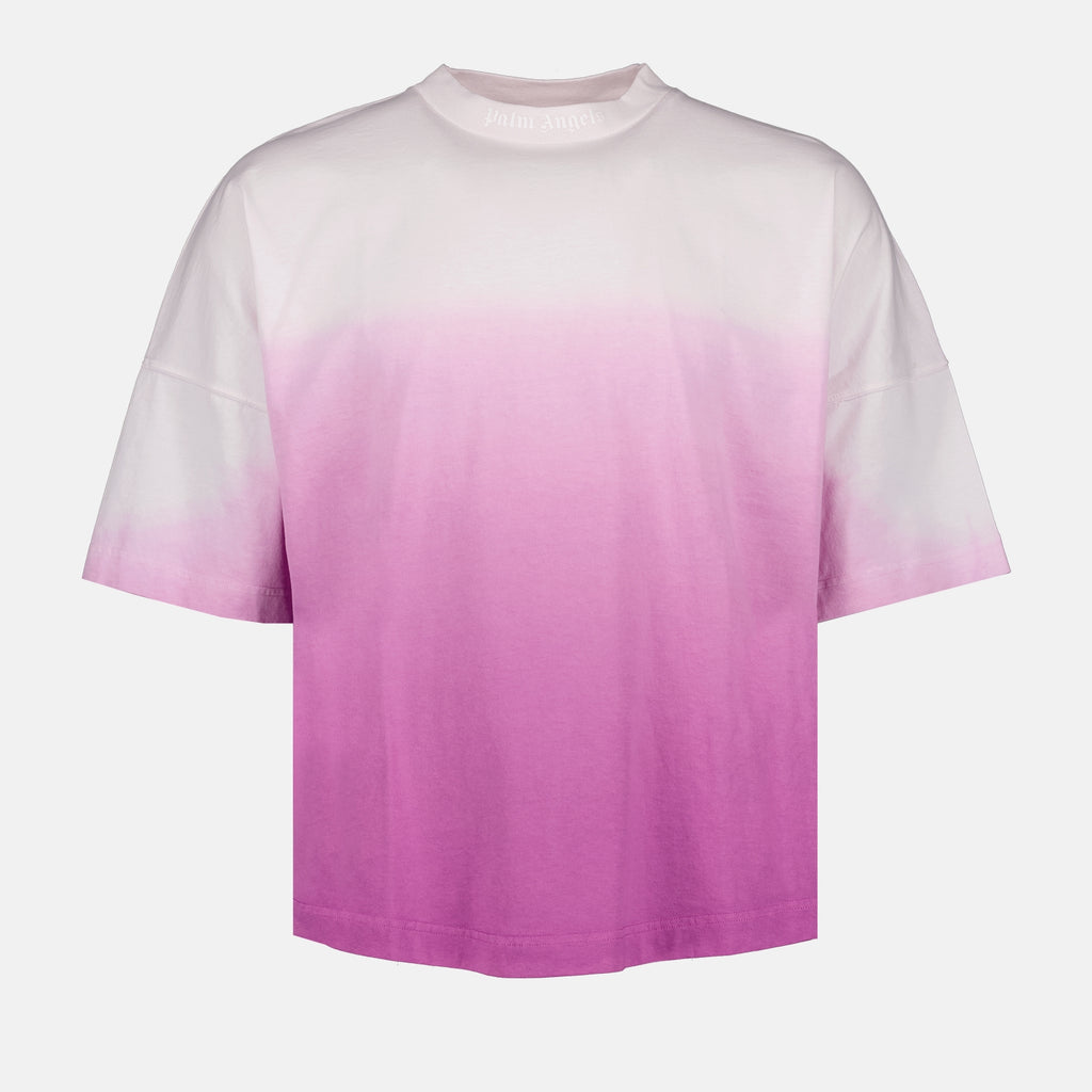 T-shirts T-shirt à logo Seasonal Palm Angels Violet Homme