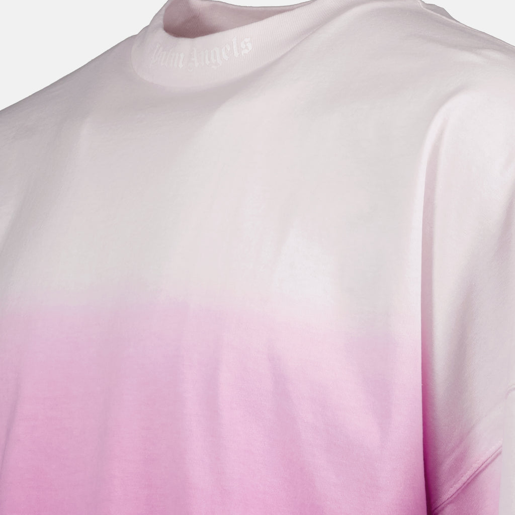 T-shirts T-shirt à logo Seasonal Palm Angels Violet Homme