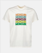 T-shirts Logo T-shirt Moncler Genius Beige Man