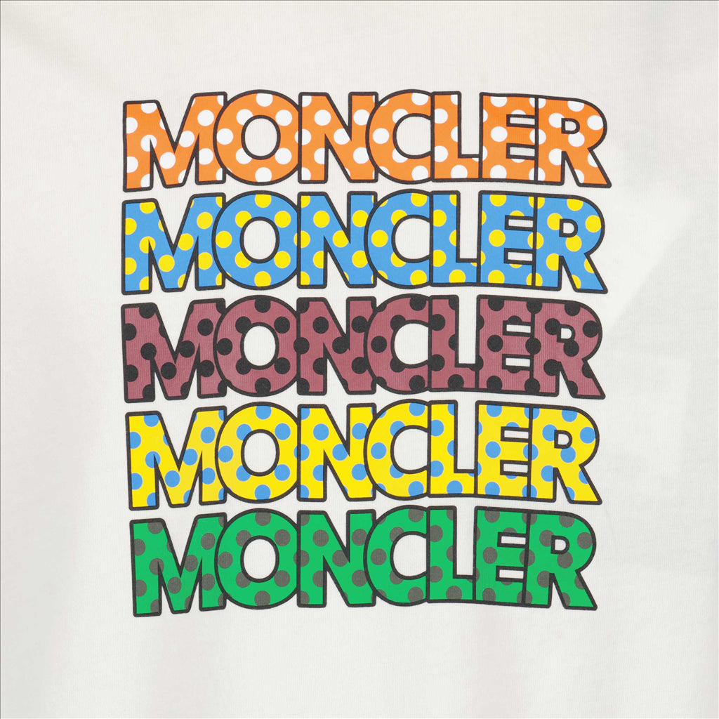 T-shirts Logo T-shirt Moncler Genius Beige Man