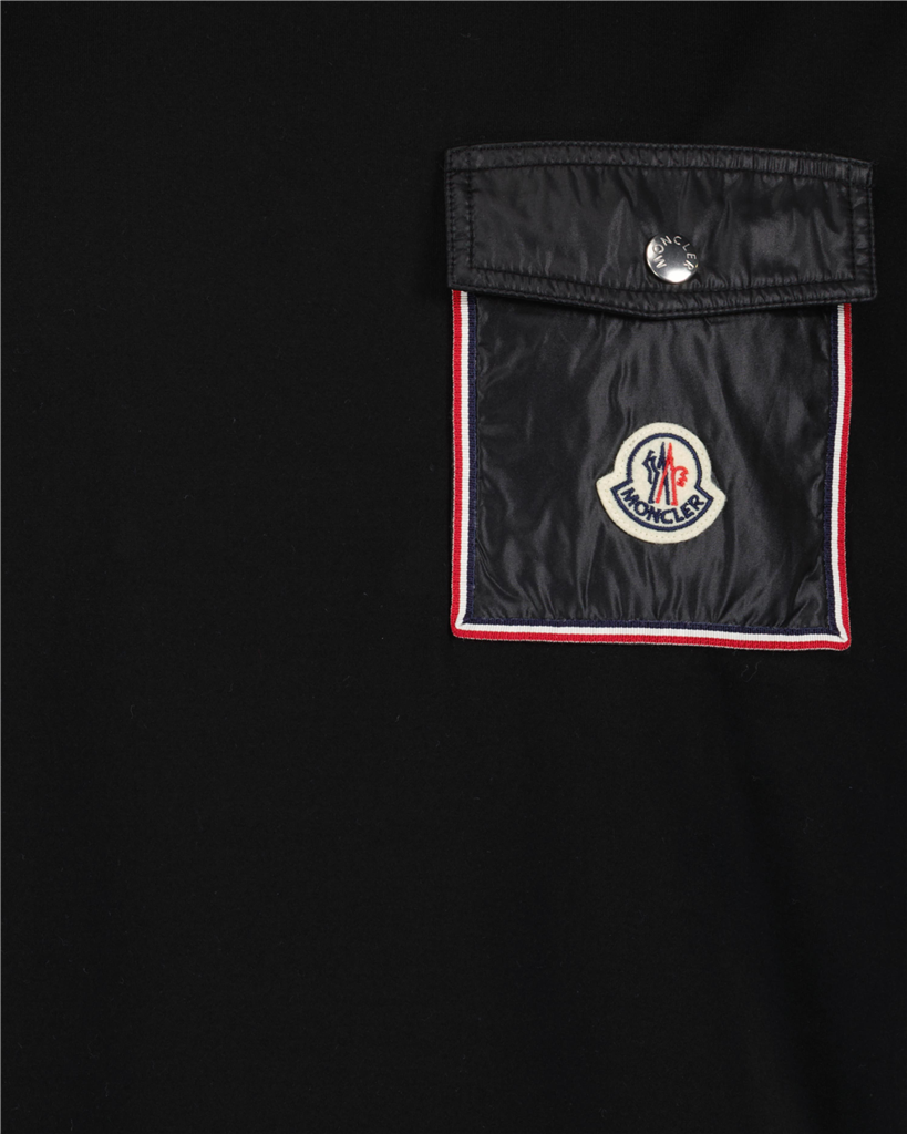 T-shirts T-shirt à poche Moncler Noir Homme
