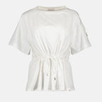 T-shirts T-shirt ajusté Moncler Blanc Femme