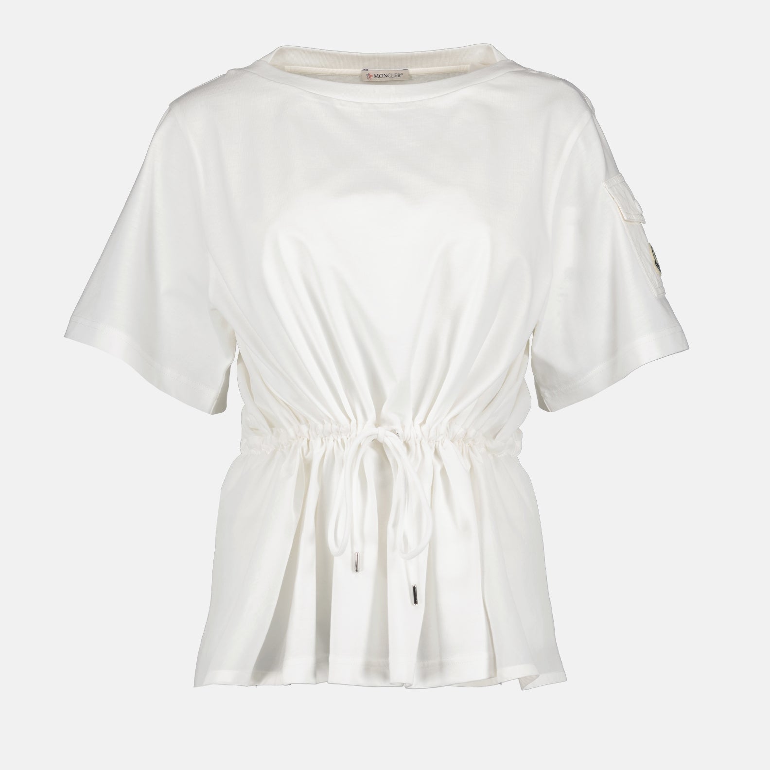 T-shirts T-shirt ajusté Moncler Blanc Femme