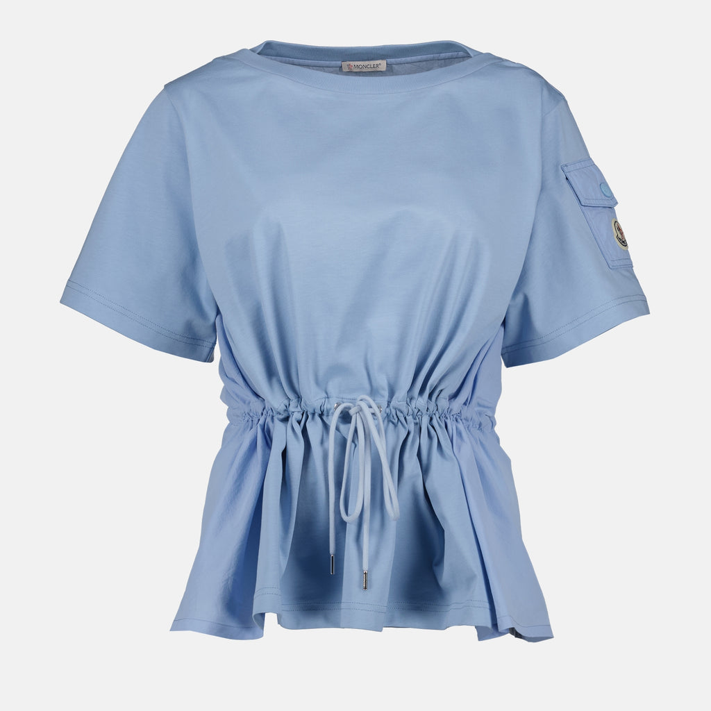 T-shirts Fitted t-shirt Moncler Blue Women