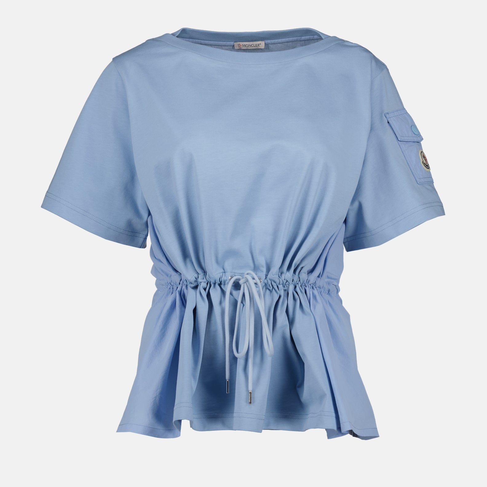 T-shirts T-shirt ajusté Moncler Bleu Femme