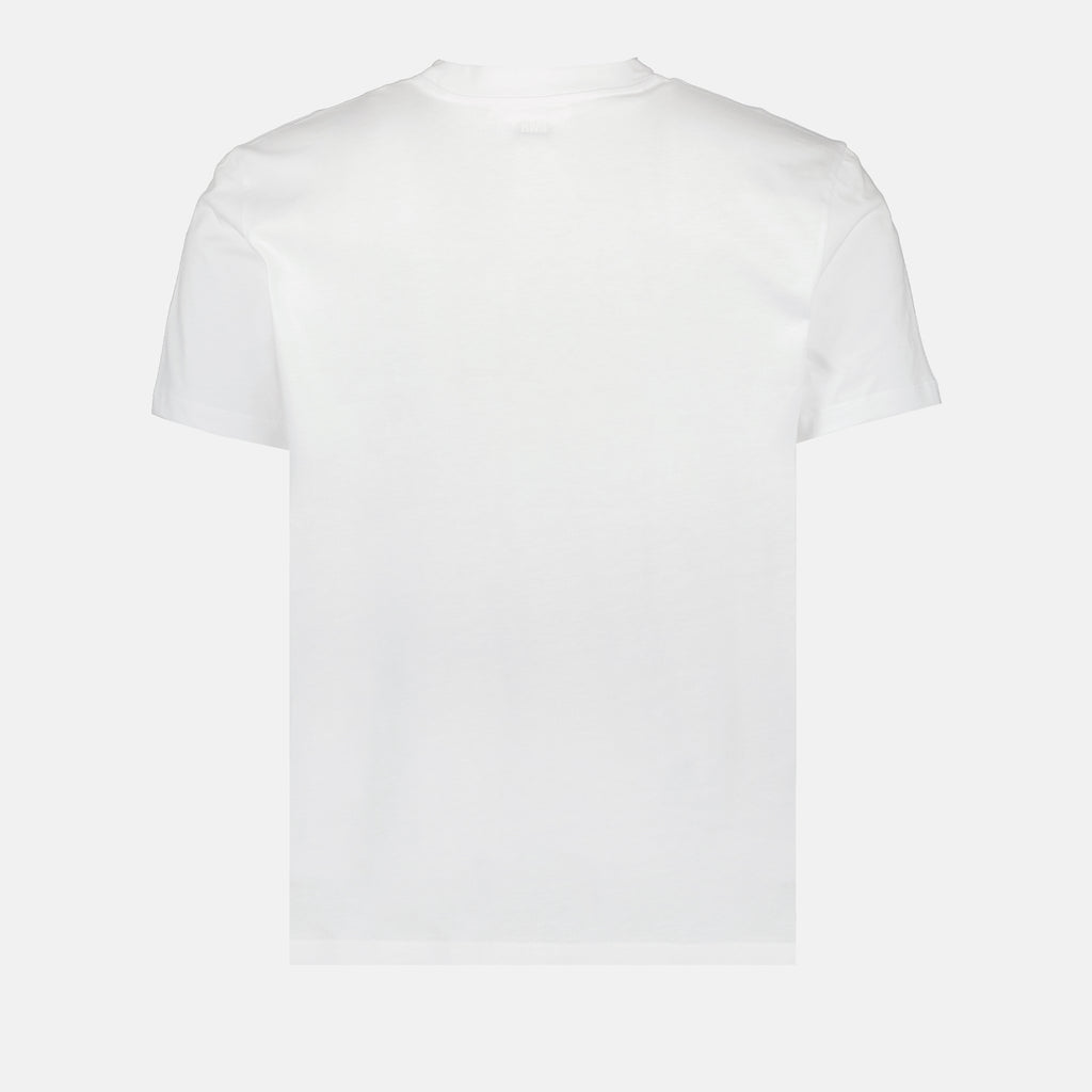 Camisetas myCompañero: La Nueva Ola de la Moda de Lujo Ami PARIS Blanco Unisexo