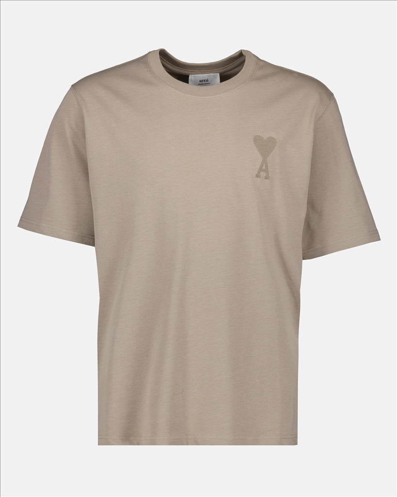 T-shirts T-shirt Ami de Coeur Ami PARIS Beige Unisexe