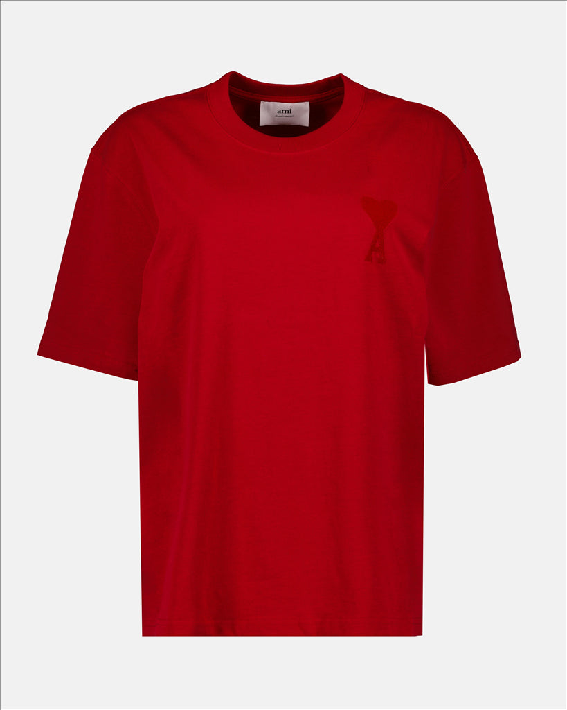 T-shirts T-shirt Ami de Coeur Ami PARIS Rouge Unisexe