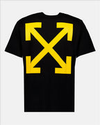 T-Shirts T-shirt Arrow Caravaggio Off-White Schwarz Homme