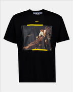 T-Shirts T-shirt Arrow Caravaggio Off-White Schwarz Homme