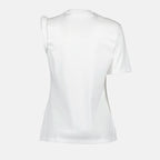 T-shirt T-shirt asymétrique Versace Bianco Femme