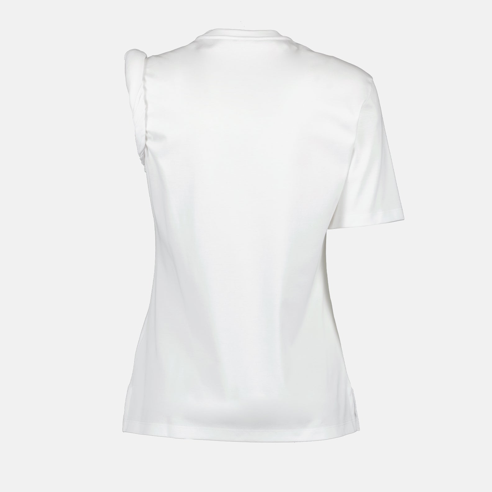 T-shirt T-shirt asymétrique Versace Bianco Femme