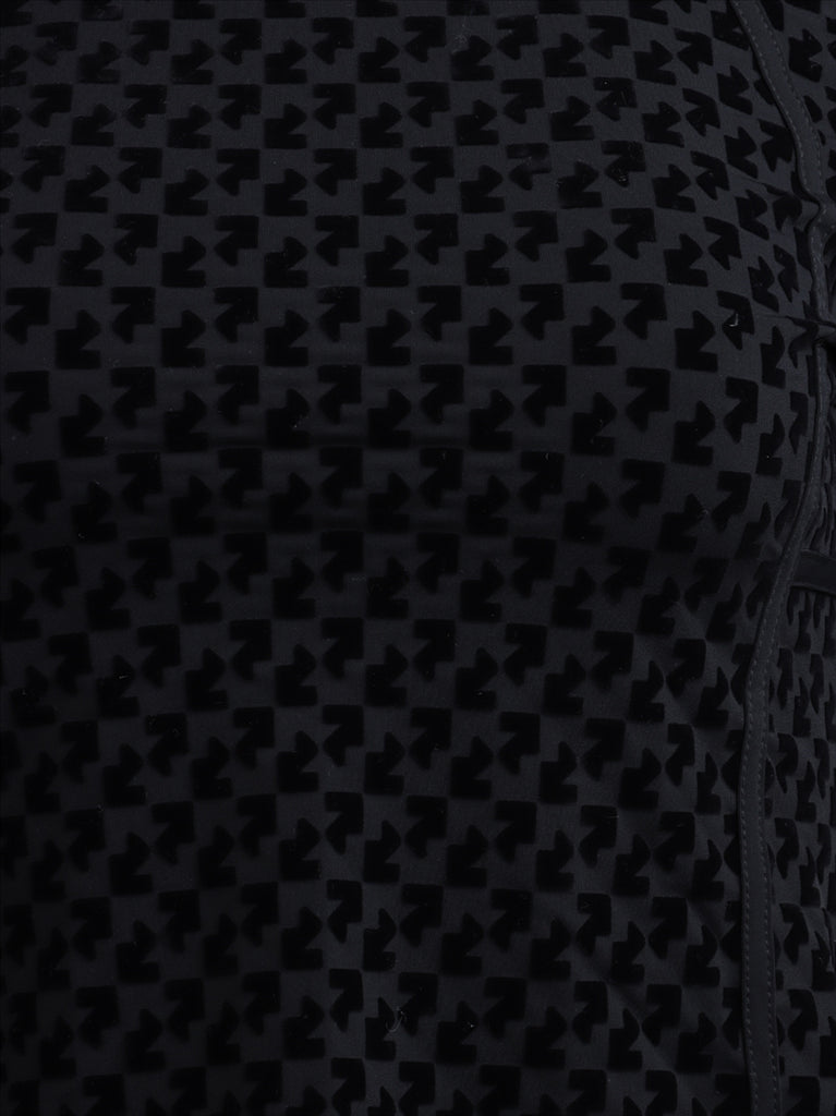 T-shirts Athletic Flock T-shirt Black Off-White Black Women