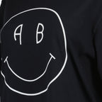 T-shirts T-shirt Avi Tee Smiley Noir Anine Bing Noir Femme