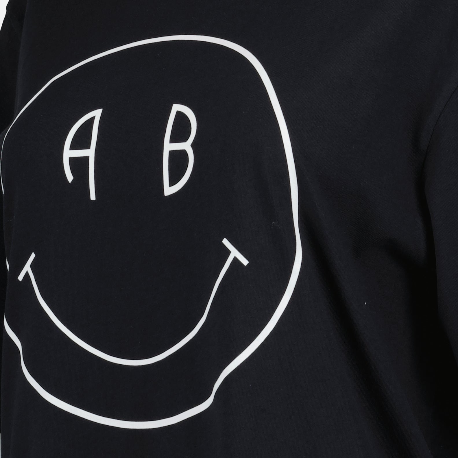 T-shirts T-shirt Avi Tee Smiley Noir Anine Bing Noir Femme