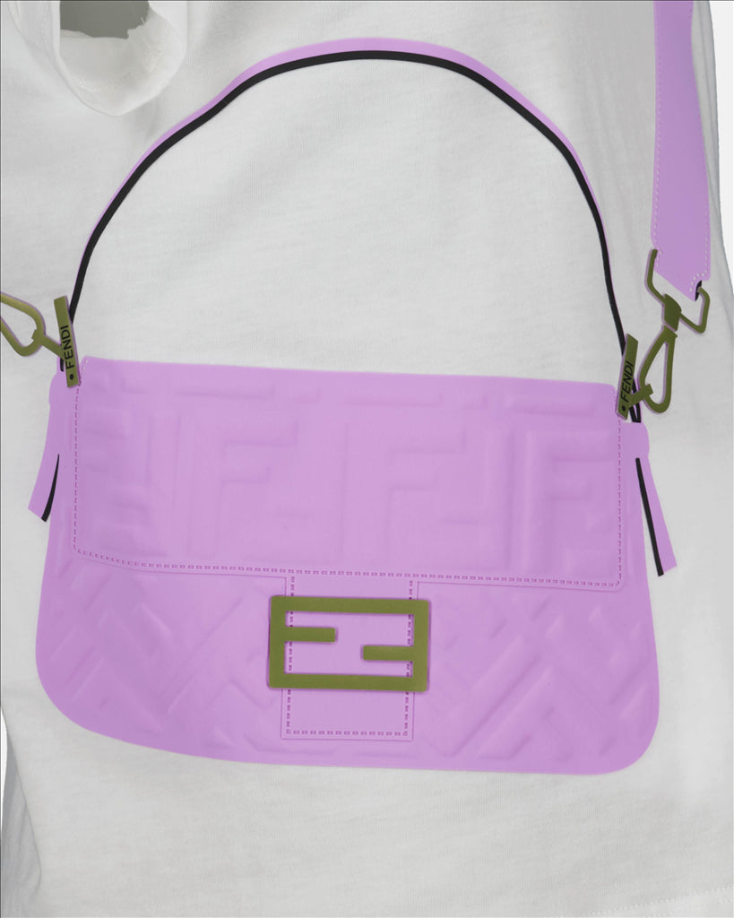 Vêtements T-shirt à sac Baguette Fendi Violet Enfants
