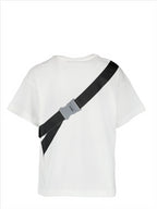 Clothing Fanny pack print T-shirt Fendi White Kids