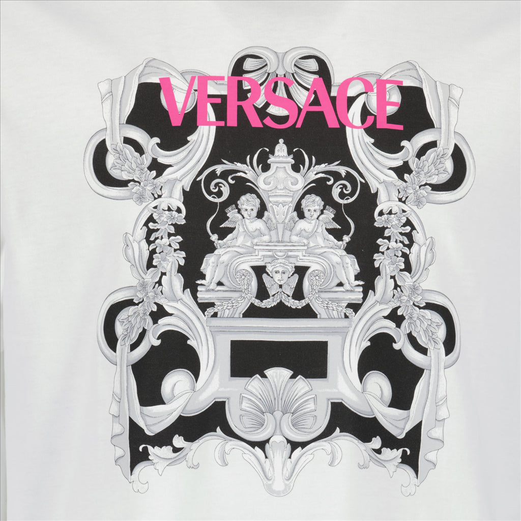 Tシャツ バロッコ Tシャツ Versace 白 男