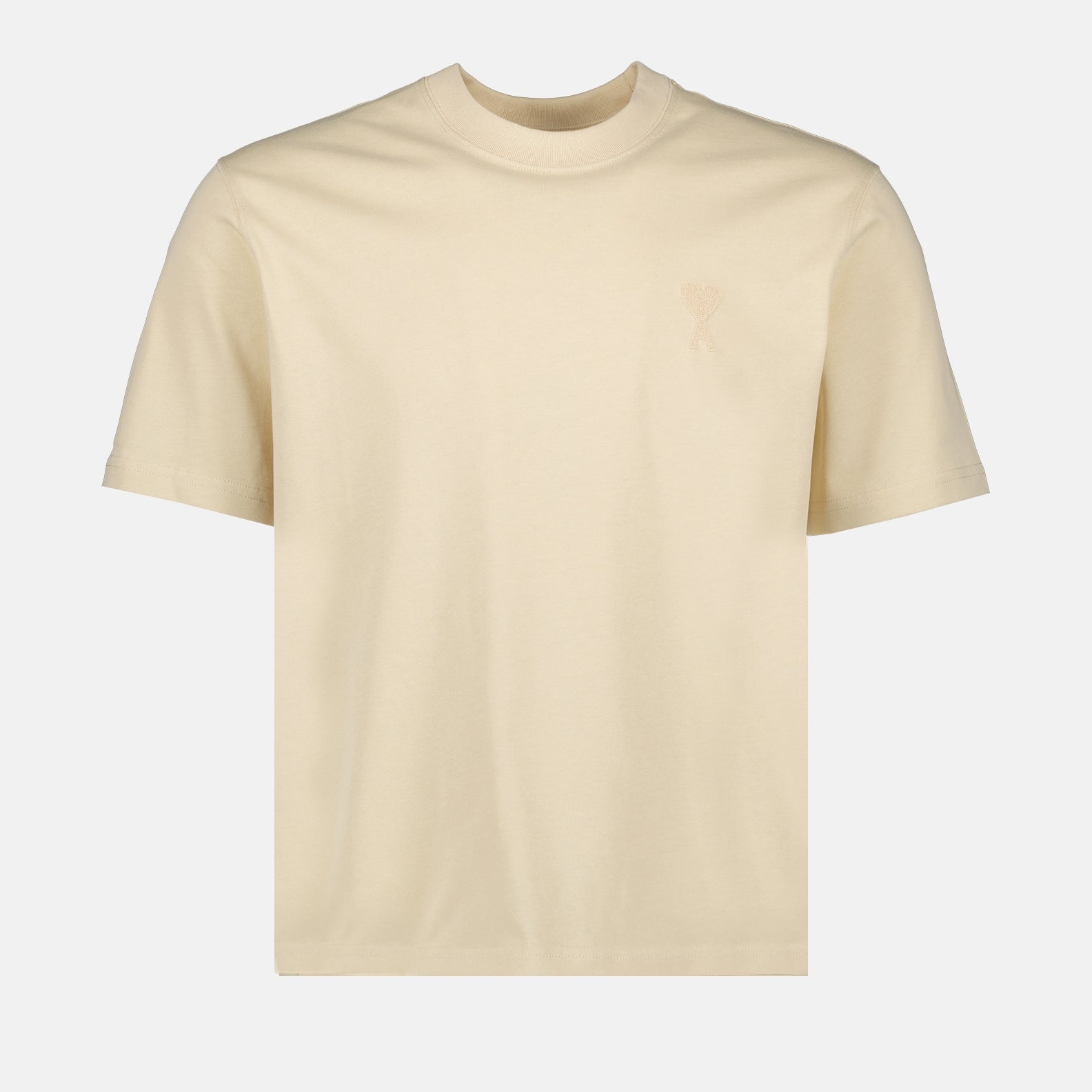 T-shirts T-shirt Ami de Coeur Ami PARIS Beige Unisexe