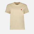 T-shirts Friend of Heart T-shirt Ami PARIS Beige Unisex