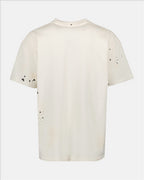 T-shirt T-shirt Glitte logo Palm Angels Bianco Homme