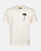 Camisetas T-shirt Painted classic Palm Angels Branco Homme