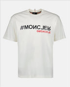 T-shirts T-shirt reverse logo Moncler Grenoble Beige Homme