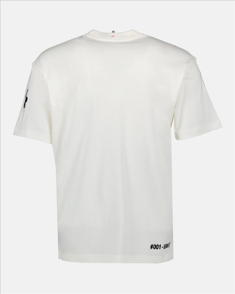 T-shirts T-shirt reverse logo Moncler Grenoble Beige Homme