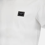 T-shirts T-shirt à logo plaque Dolce & Gabbana Blanc Homme
