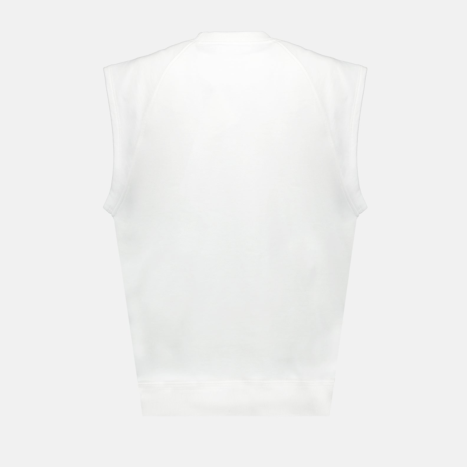 Tops T-shirt à logo triangle Prada Blanc Femme