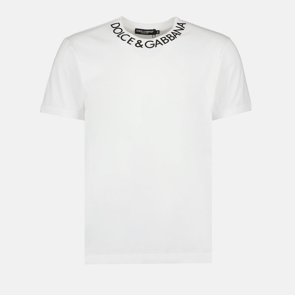 T-shirts Logo T-shirt Dolce & Gabbana White Man