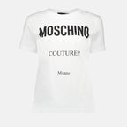 T-shirt T-shirt à logo Moschino Bianco Femme