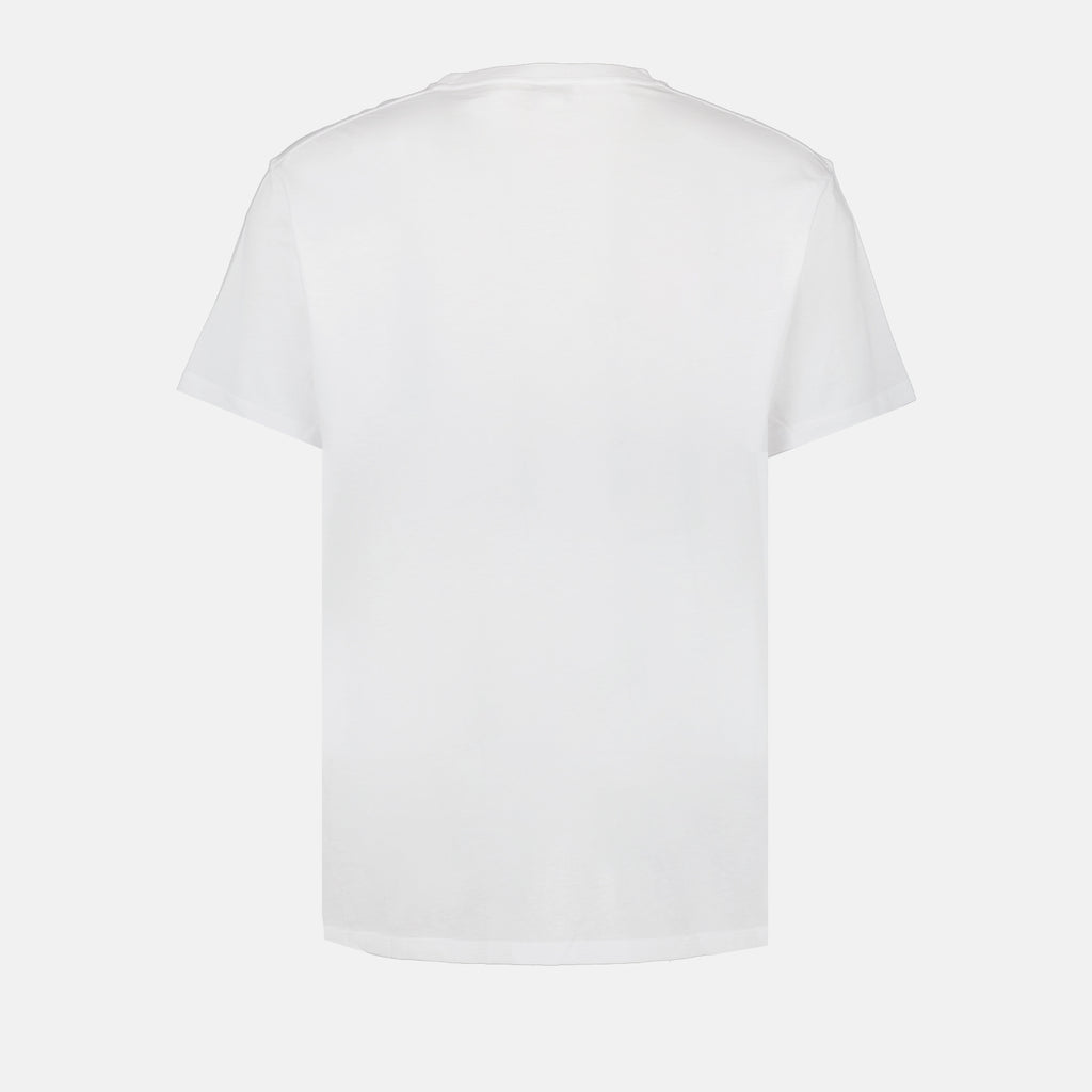 Camisetas T-shirt à logo Alexander McQueen Branco Homme