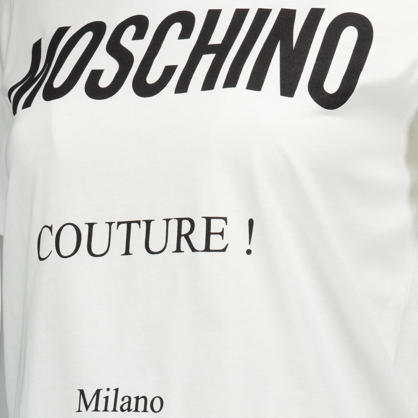 T-shirt T-shirt à logo Moschino Bianco Femme
