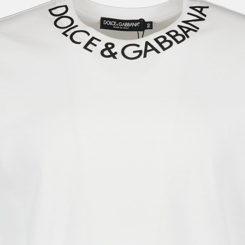 T-shirts Logo T-shirt Dolce & Gabbana White Man