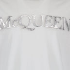 Camisetas T-shirt à logo Alexander McQueen Branco Homme