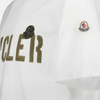T-shirts T-shirt à logos Moncler Blanc Homme