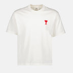 T-shirts Friend of Heart T-shirt Ami PARIS White Unisex