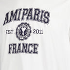 T-Shirts T-shirt Ami Paris France Ami PARIS Weiß Homme