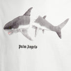 T-shirts T-shirt Broken Shark Palm Angels Blanc Homme
