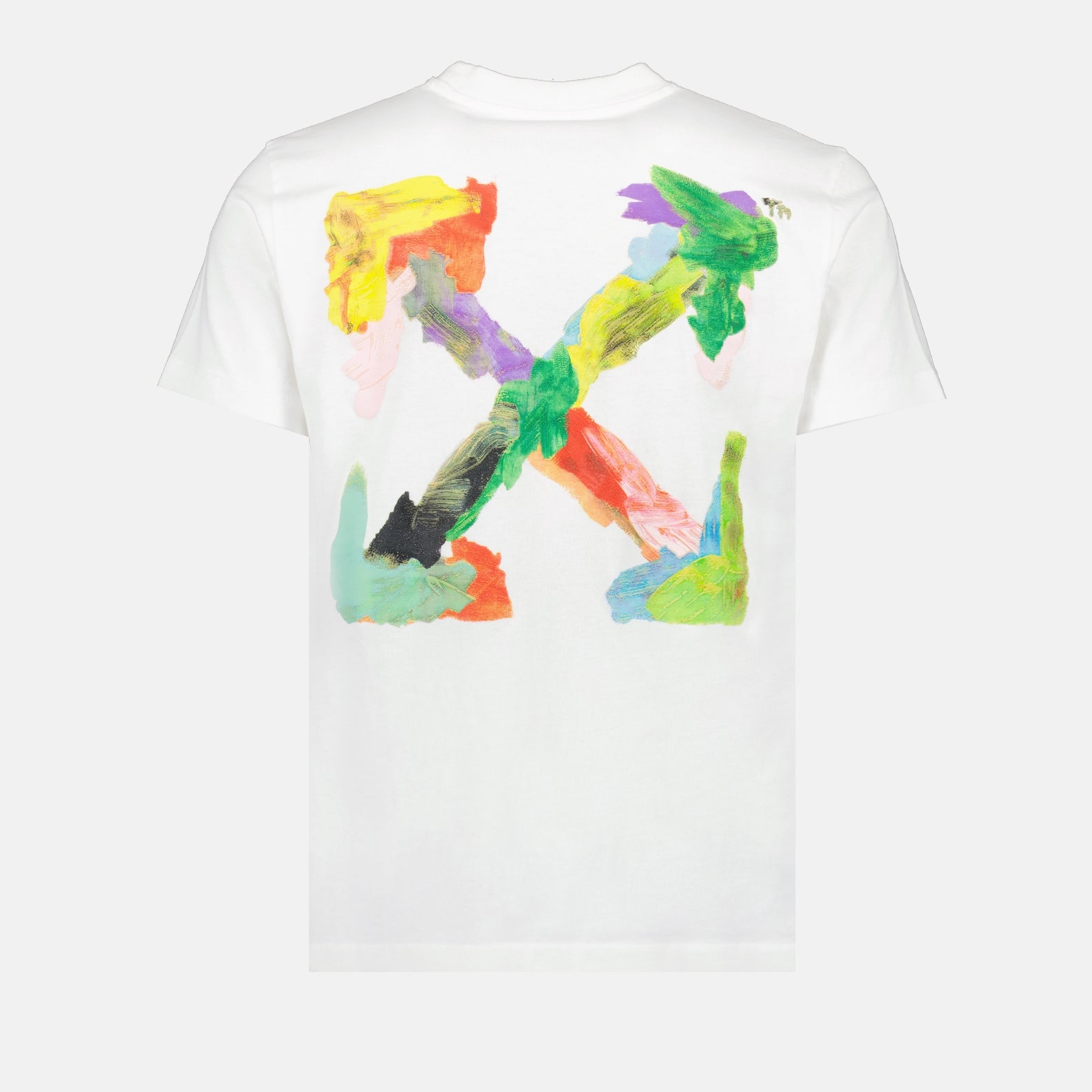 T-Shirts T-shirt Brush Arrow Off-White Weiß Homme