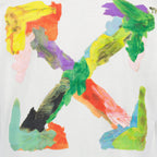 T-Shirts T-shirt Brush Arrow Off-White Weiß Homme