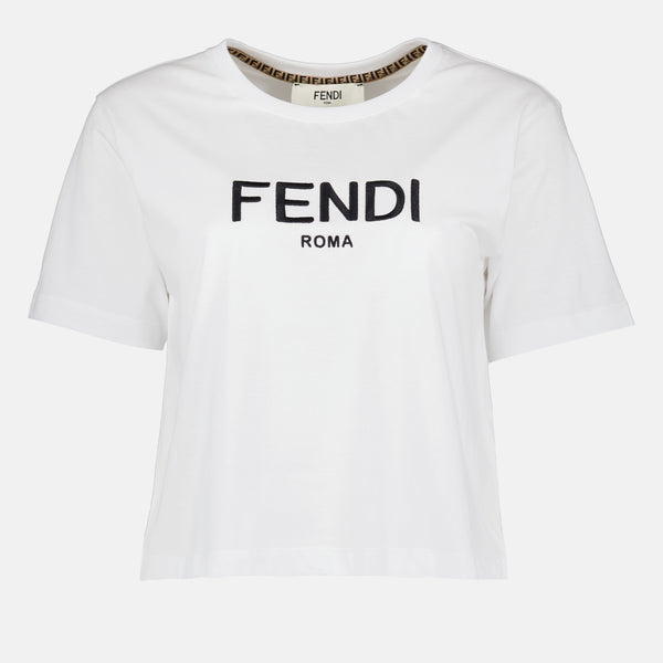 t-shirt-blanc-fendi-