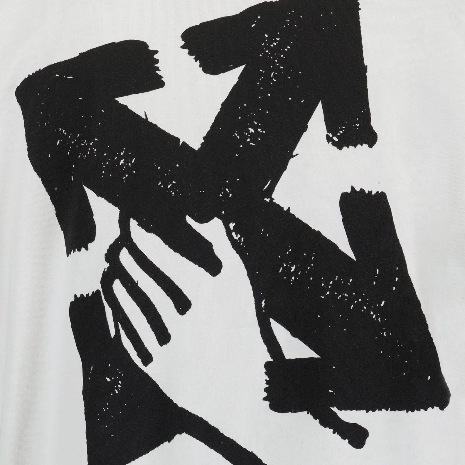 T-shirts Hand Arrow T-shirt Off-White White Man