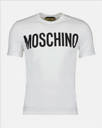 T-shirts T-shirt imprimé logo Moschino Blanc Homme