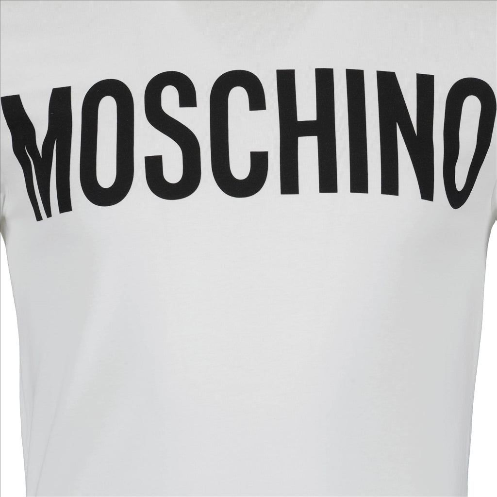 T-shirts T-shirt imprimé logo Moschino Blanc Homme