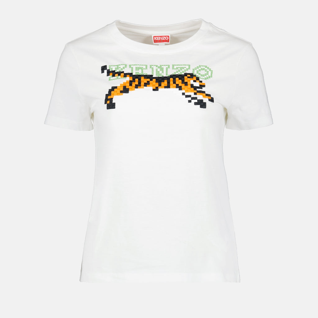Camisetas Camiseta Pixels de Kenzo Kenzo Blanco Femme